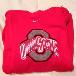 OSU NIKE red hoodie